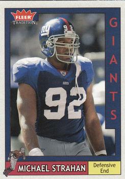 1994 SC Stadium Club MICHAEL STRAHAN New York Giants Throwbacks Card