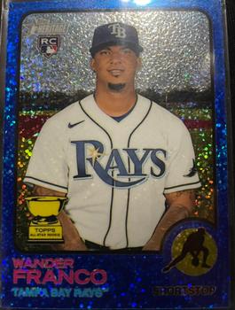 Wander franco 2022 popular topps heritage refractor /673