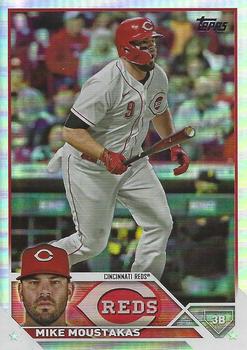  2021 TOPPS ARCHIVES #256 MIKE MOUSTAKAS REDS BASEBALL MLB :  Collectibles & Fine Art