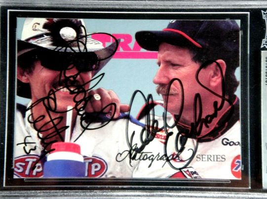 1992 Traks Autograph Series Earnhardt/Petty