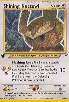 shining noctowl pokemon card value Shining Noctowl main image 0