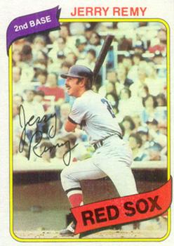 Jerry Remy Autographed 1977 Topps Card #342 California Angels