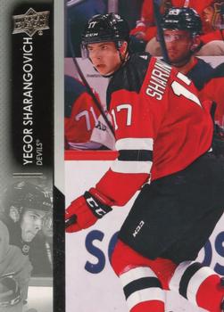 2020-21 UD YOUNG GUNS Rookie YEGOR SHARANGOVICH #489 NEW JERSEY DEVILS