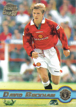 1996 Merlin's Premier Gold #92 David Beckham Value - Soccer