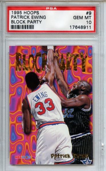 1995 Hoops Patrick Ewing Block Party #9