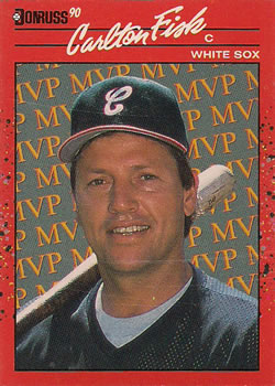 Carlton Fisk - White Sox #58 Donruss 1990 Baseball Trading Card