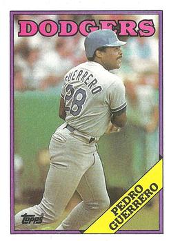 1983 Topps # 425 Pedro Guerrero Los Angeles Dodgers (Ba