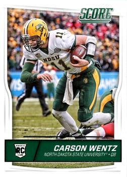 Numbered 14/25! 2022 Carson Wentz White Mosaic Prizm Parallel COMMANDERS  Rare