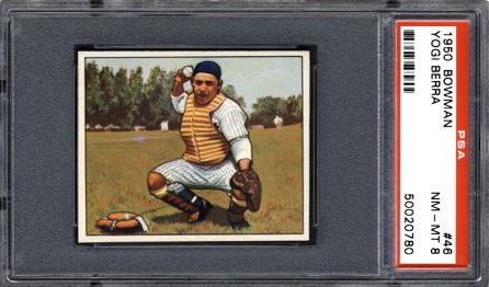 1950 Bowman Yogi Berra #46