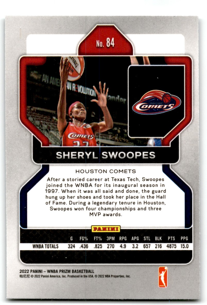 Sheryl Swoopes Cards: Values, Rookies | Collectibles.com