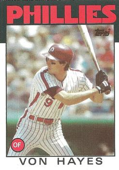 1990 Donruss #278 Von Hayes Baseball Card - Philadelphia Phillies