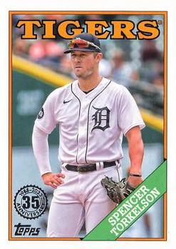 2022 Topps Heritage High Number SPENCER TORKELSON Rookie Card #531 Tigers RC