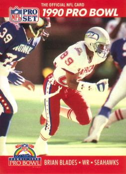 Brian Blades 263 (1990) - American football Fleer 1990 - LastDodo