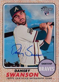 Dansby Swanson Atlanta Braves 2017 Topps Chrome Update # HMW75 Rookie Card