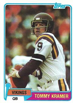 : 1986 Topps Football #292 Tommy Kramer Minnesota