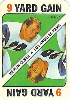 Merlin Olsen Signed Los Angeles Rams 1961 Topps #56 Trading Card BAS 27024  – Denver Autographs