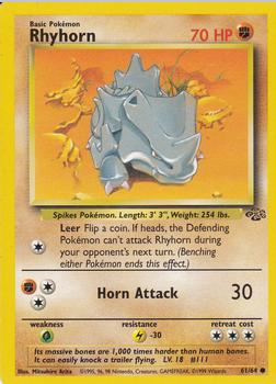 Rhyhorn Trading Cards: Values, Rookies & Hot Deals | Cardbase
