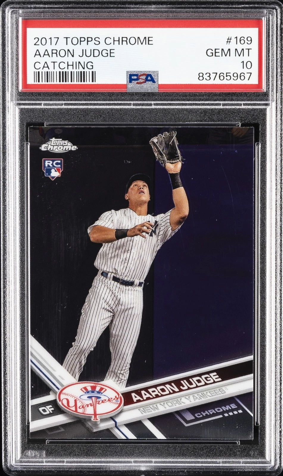 2017 Topps Chrome #169 RC Aaron Judge Value null