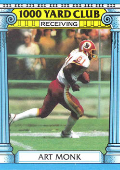 1990 Pro Set Art Monk Football Card Washington Redskins NFL #328 Syracuse  WR HOF