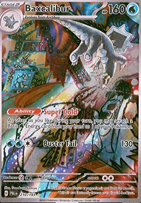 baxcalibur pokemon card value Trading Game Singles Rare Retreat cost Baxcalibur 2023 Scarlet & Violet: