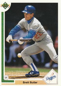 BRETT BUTLER #5 SAN FRANCISCO GIANTS * 1989 MOTHER'S COOKIES MLB BASEBALL