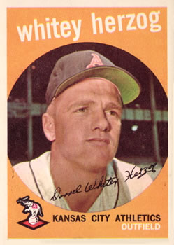 Whitey Herzog 1960 Topps Base #92 Price Guide - Sports Card Investor