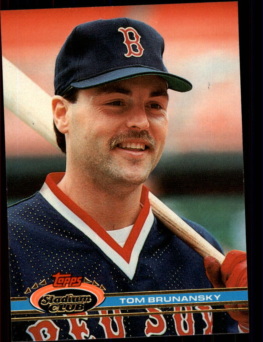 Tom Brunansky autographed Baseball Card (Boston Red Sox) 1992 Upper Deck  #543