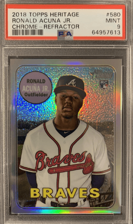 Ronald Acuna Jr. Hot List, Most Popular, Most Valuable Autograph Cards