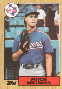Mitch Williams - Rangers #411 Topps 1989 Baseball Trading Card