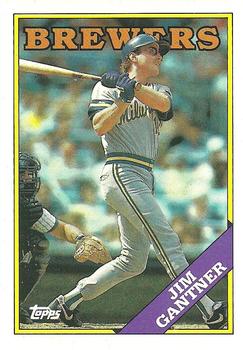 1984 Topps - Jim Gantner #298 (Second Base) - Autographed …