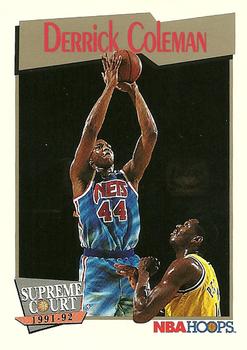  1991-92 Fleer Series 1 Basketball #130 Derrick Coleman