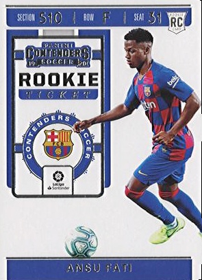 Ansu Fati 2020-21 Topps maintenant carte de l'UEFA Champions League #0