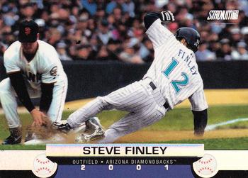 Steve Finley 1997 Skybox Metal Universe #218 San Diego Padres