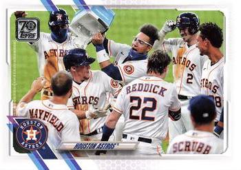 2022 Topps Series 1 #136 Houston Astros (Team Card)