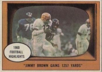 Jim Brown Cleveland Browns 1962 Topps #28 Card - PSA 7 (OC)