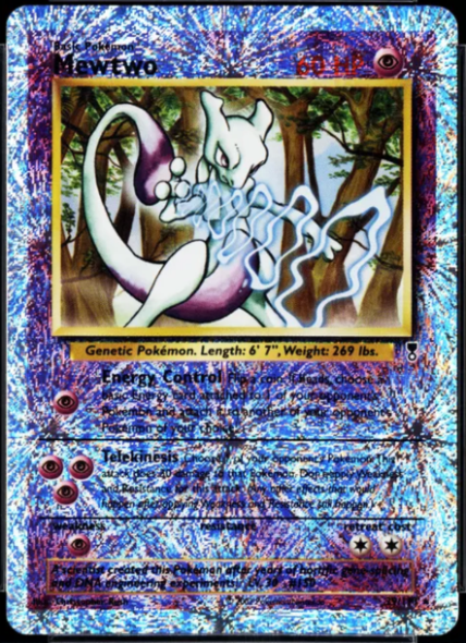 2002 Reverse Holo Legendary Collection Mewtwo #29