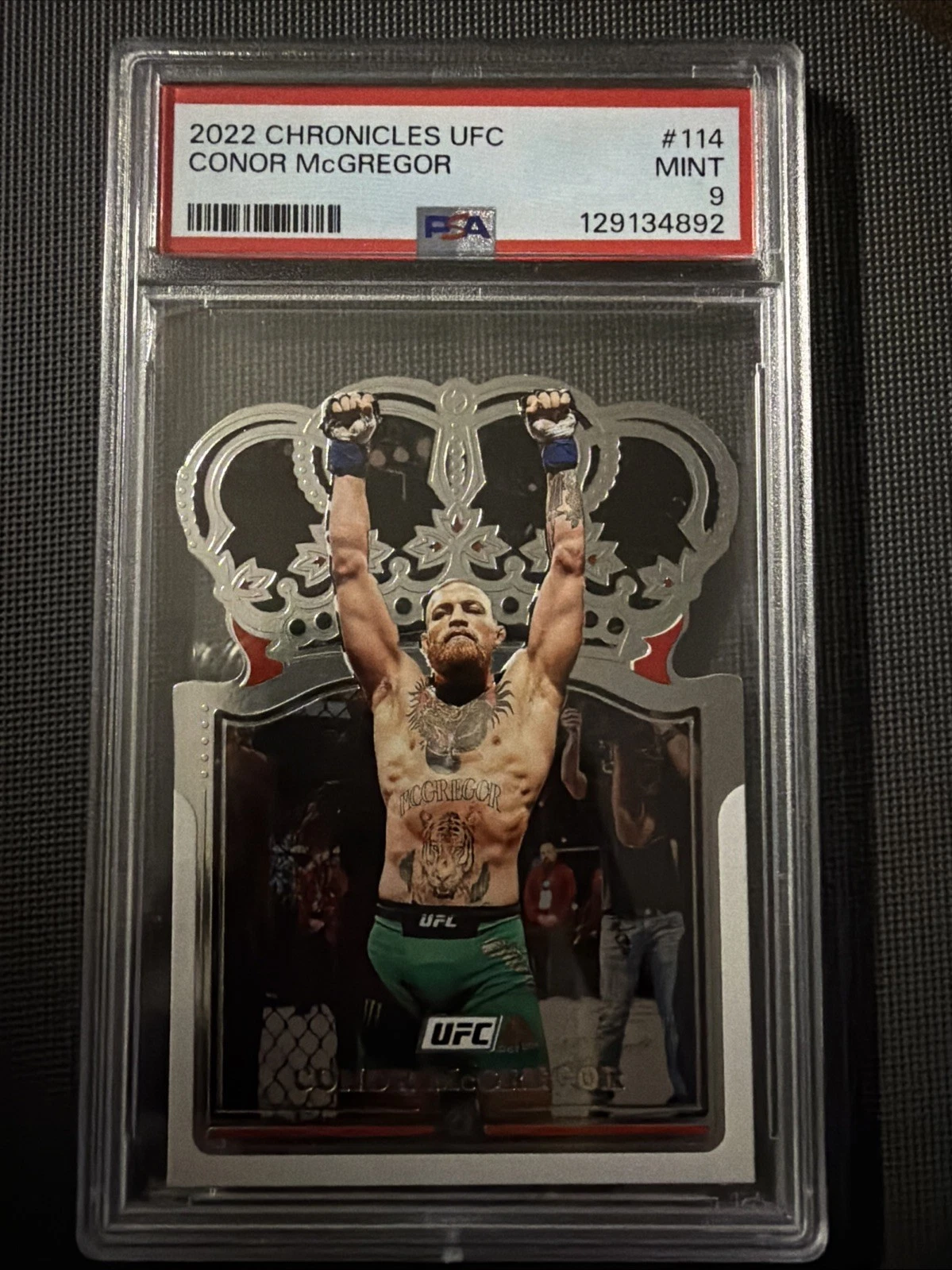 Carte Sportive UFC Panini Chronicles 2022 - Khamzat Chimaev #111 /99 édition Verte