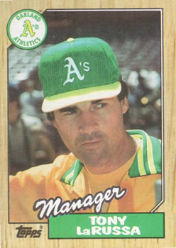 1986 Topps Baseball Card #531 Tony LaRussa