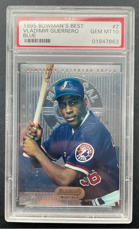 1995 Bowman's Best Vladimir Guerrero Rookie Card #2