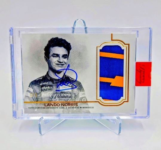  Lando Norris 2020 Topps Dynasty Formula 1 F1 Auto Patch Gold Rookie 1/1 