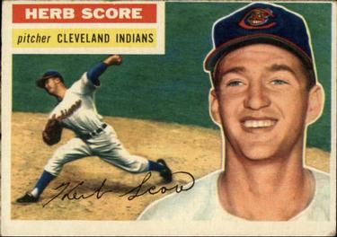  1957 Topps # 50 Herb Score Cleveland Indians (Baseball