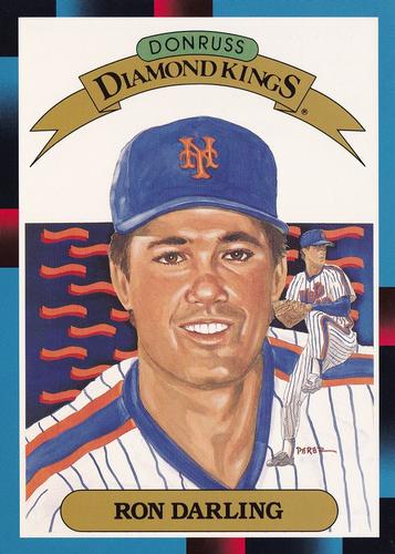 Ron Darling autographed baseball card (New York Mets) 1988 Score #141