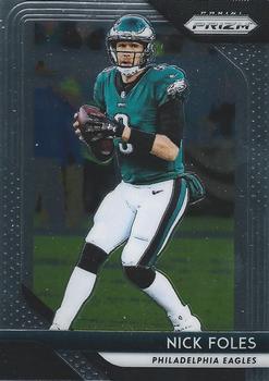 Nick Foles 2021 Panini Score NFL Card #121 Chicago Bears QB Jersey