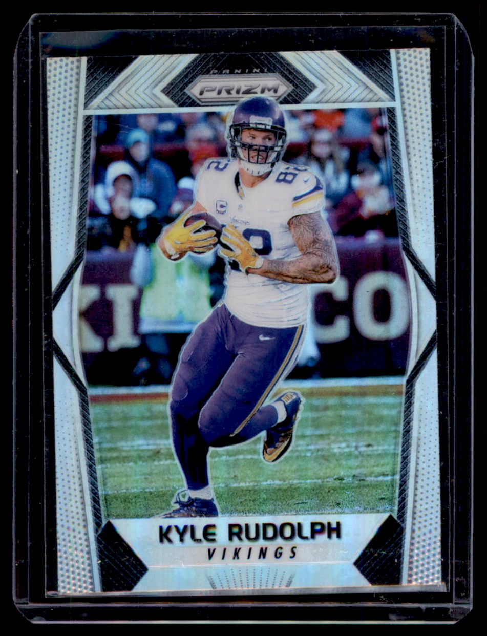 KYLE RUDOLPH 2011 GRIDIRON GEAR ROOKIE ORIENTATION VIKINGS JERSEY PATCH RC  /299!