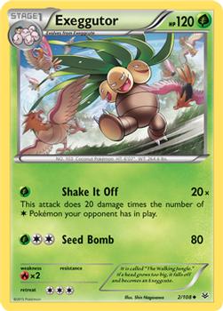 pokemon exeggutor card value [SI This attack does 20 damage times the number of heads. Pokemon - Alolan Exeggutor ex