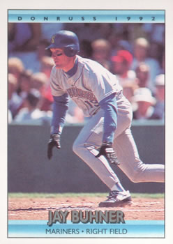 1989 Topps #223 Jay Buhner Value - Baseball