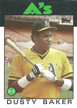 Dusty Baker autographed Baseball Card (San Francisco Giants) 1985 Fleer #602