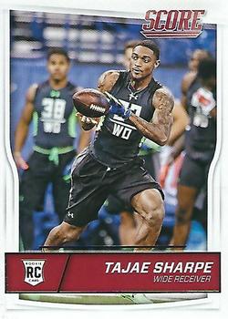 Tajae Sharpe autographed football card (Tennessee Titans) 2018 Panini  Prestige #154