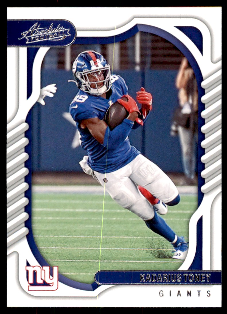 Kadarius Toney #52 New York Giants; Silver Die-Cut - Rookie; Panini Select  Football 2021