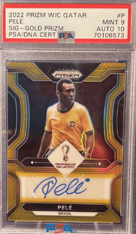 2022 Panini World Cup Prizm Pele Signatures /10 #P